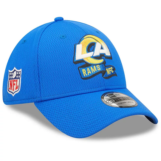 Men's New Era Royal Los Angeles Rams 2022 Sideline 39THIRTY Coaches Flex Hat, Size: Large/XL, Blue
