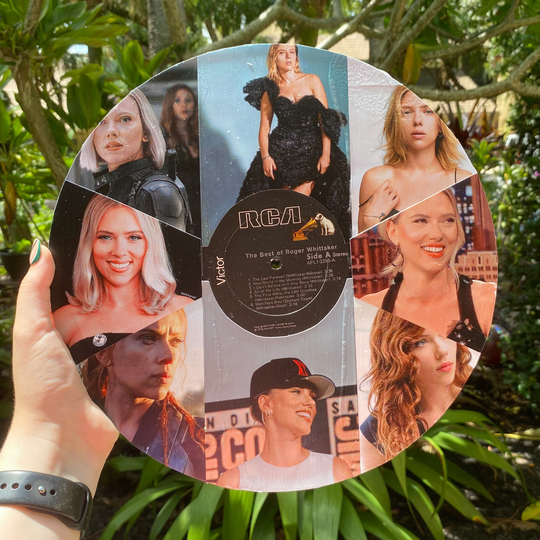 Scarlett Johansson Vinyl Collage