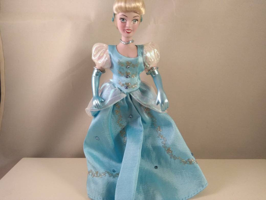 Vintage Porcelain Doll, Fairy Tales Miniarure About 7 Inches