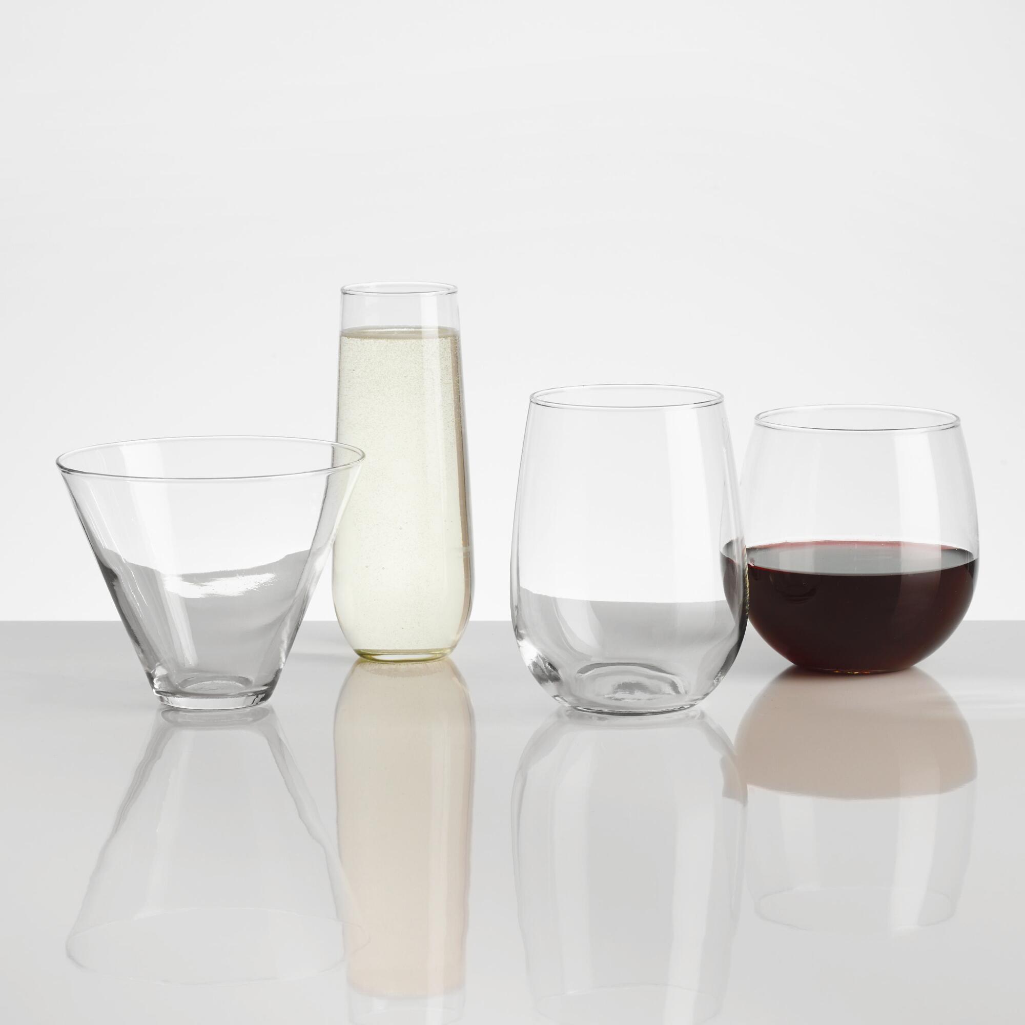 Stemless Glassware Collection by World Market