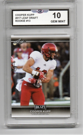 Cooper Kupp 2017 Leaf Draft Rookie Card