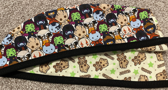 Men's/Women's Reversible Surgical Scrub Cap Hat Machine Washable Groot Guardians Of The Galaxy