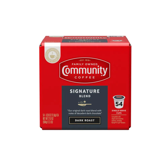 Community Coffee Signature Blend Dark Roast 54-Pack Signature Blend Dark Roast Single-Serve Coffee K-cup | 13668