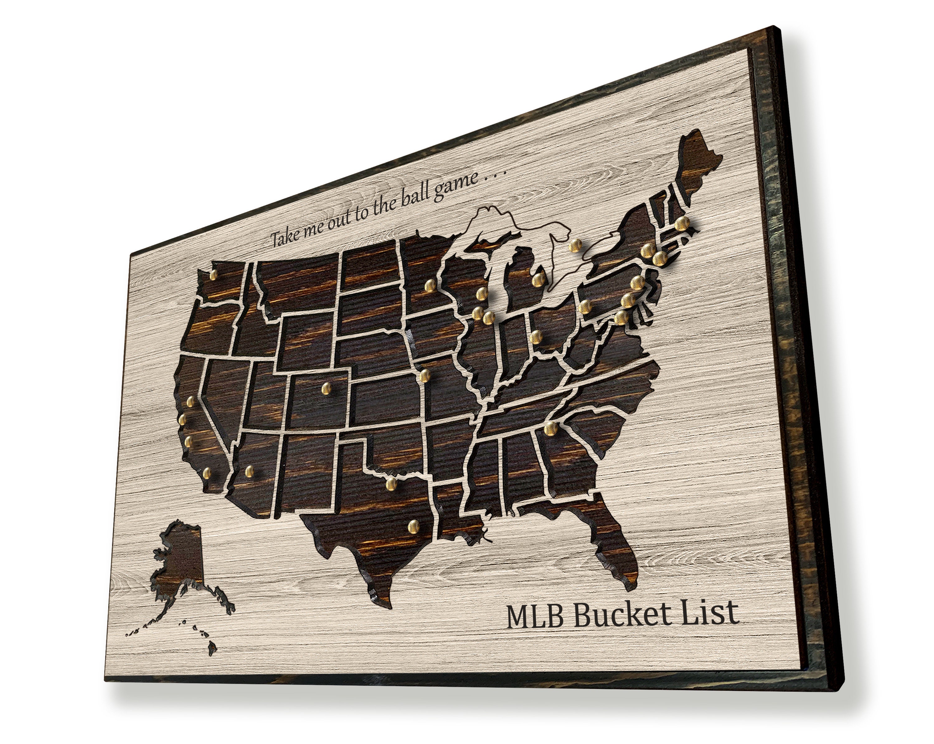 Baseball Travel Map, Map To Mark Stadiums, Mlb Baseball, Map Track Travels, Push Pin Map, Pushpin, Us Art, Of Usa