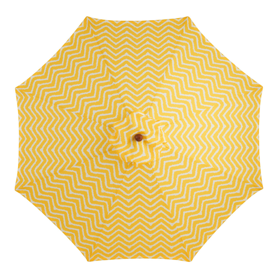 Yellow Zigzag 9 Ft Replacement Umbrella Canopy - Polyester by World Market