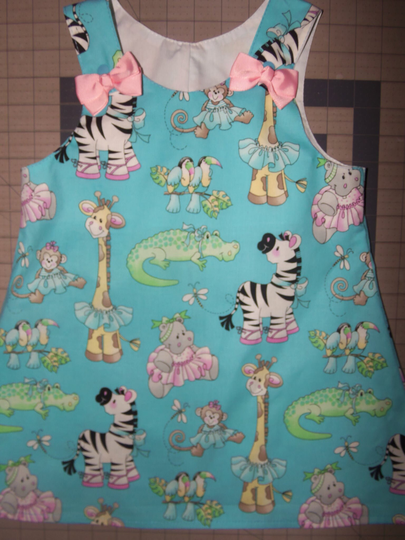 Zoo Day Animals Circus Girl Dress Size 3T/4T