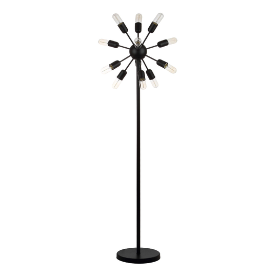 Black Metal Urban Retro Floor Lamp by World Market