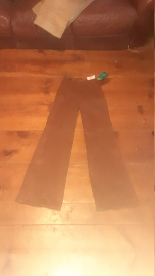 Wrangler Light Brown Nos Elastic Waist Bellbottom Vintage Deadstock Corduroy Cotton Jean Pant USA 1970 New High Rise Women 9 25x34 Sneaker
