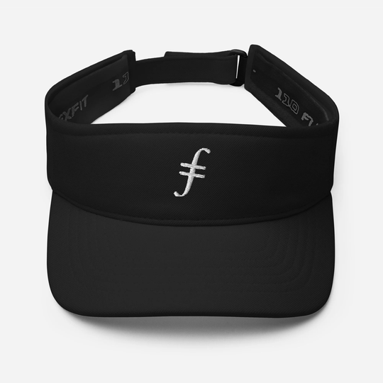Filecoin Visor, Embroidered Hat, Crypto Gift
