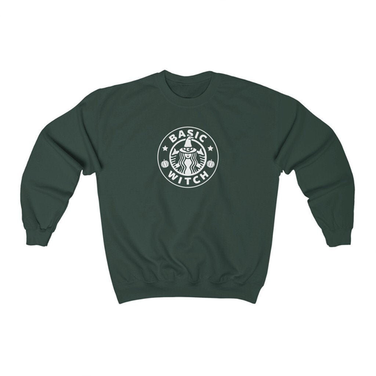 Basic Witch Unisex Heavy Blend Crewneck Sweatshirt