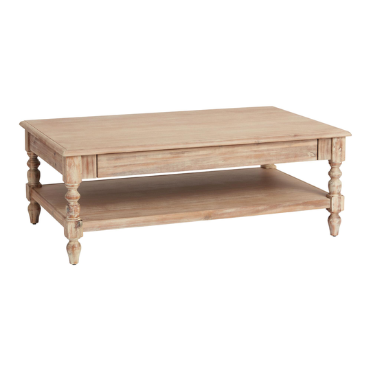 Weathered Natural Wood Everett Coffee Table by World Market