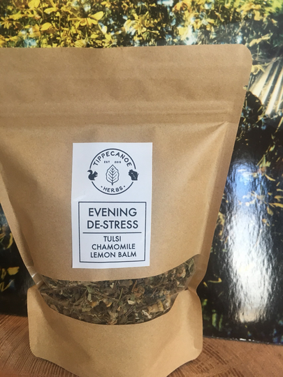 On Sale Tulsi Blend - Tulsi, Chamomile, Lemon Balm Evening Destress