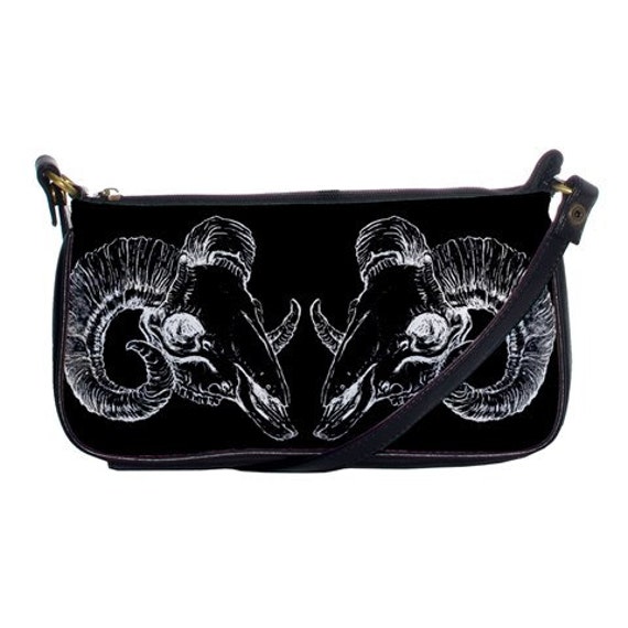 Ram Skull Shoulder Strap Clutch