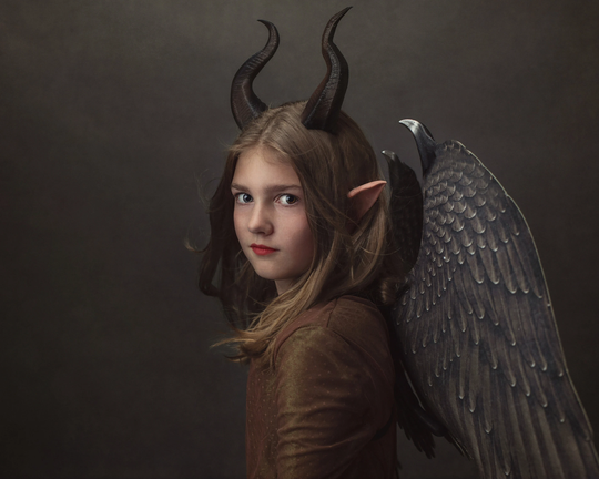 Choose Your Options Young Maleficent 3D Printed Lightweight Horns & Or Foam Wings