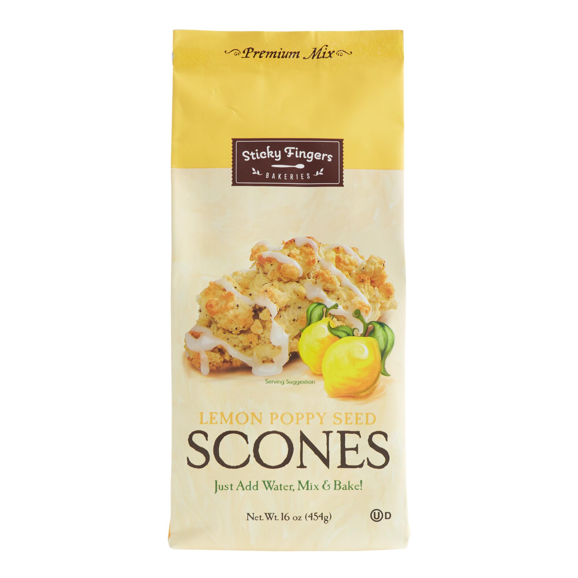 Sticky Fingers Lemon Poppy Seed Scone Mix by World Market