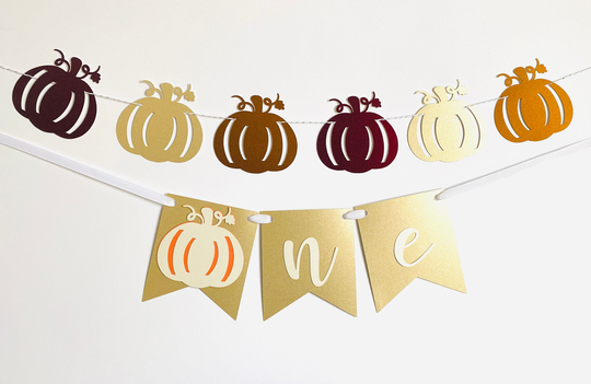 Pumpkin High Chair Banner, Theme Party, Party Decorations