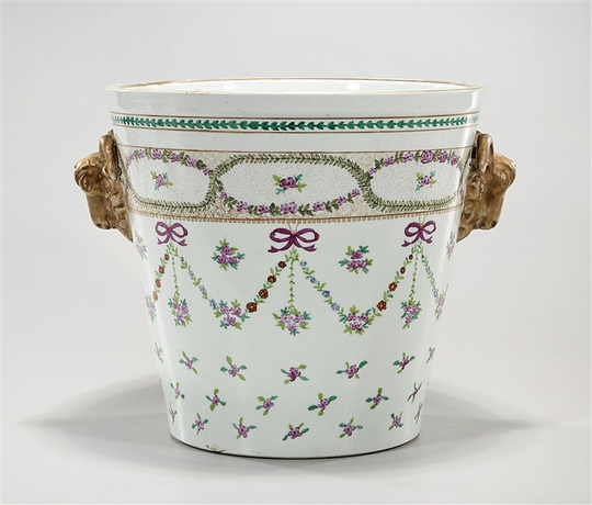 French Style Porcelain Cachepot