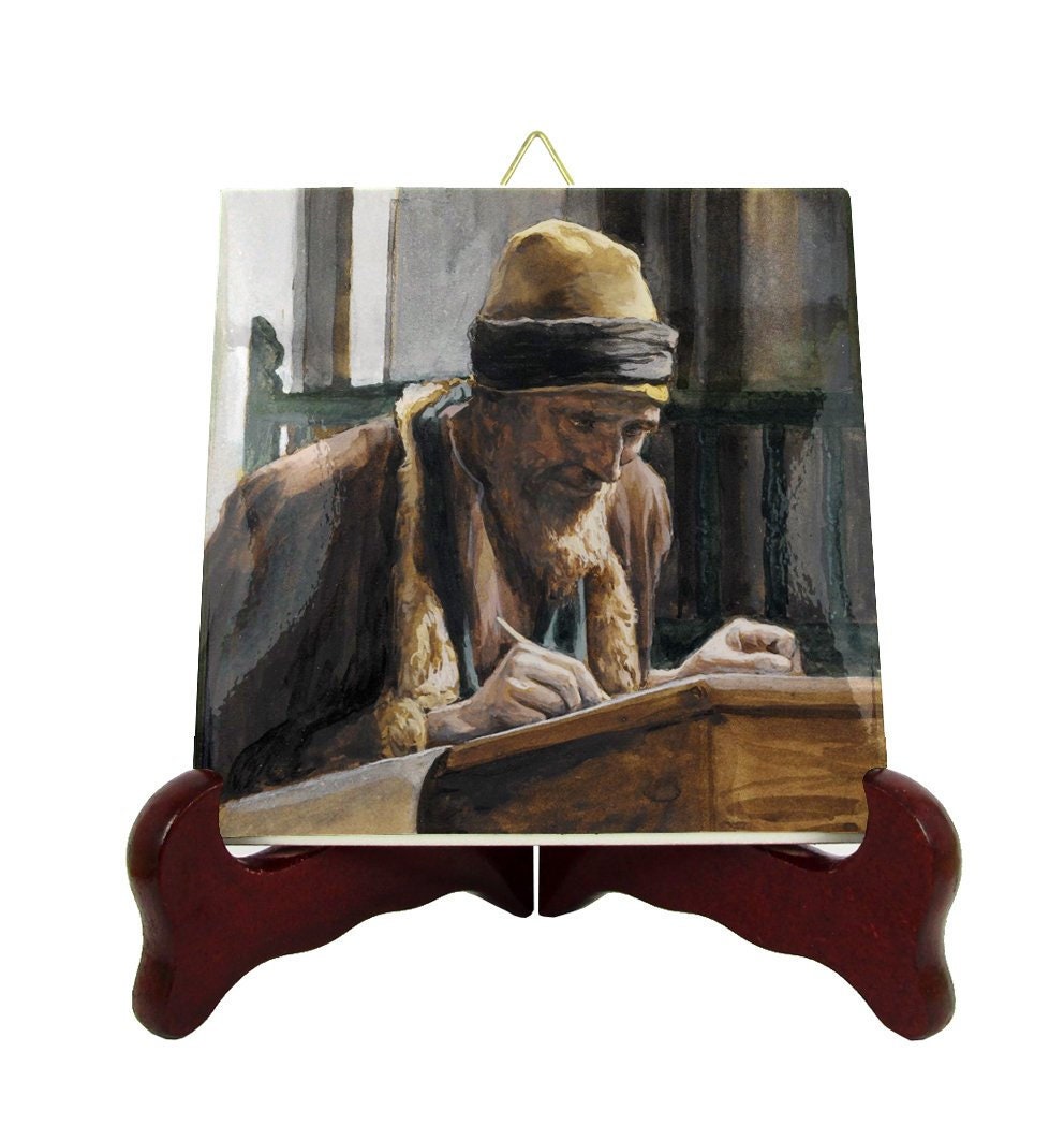 Saint Mark The Evangelist - Icon On Ceramic Tile St Saints Art Catholic San Marco