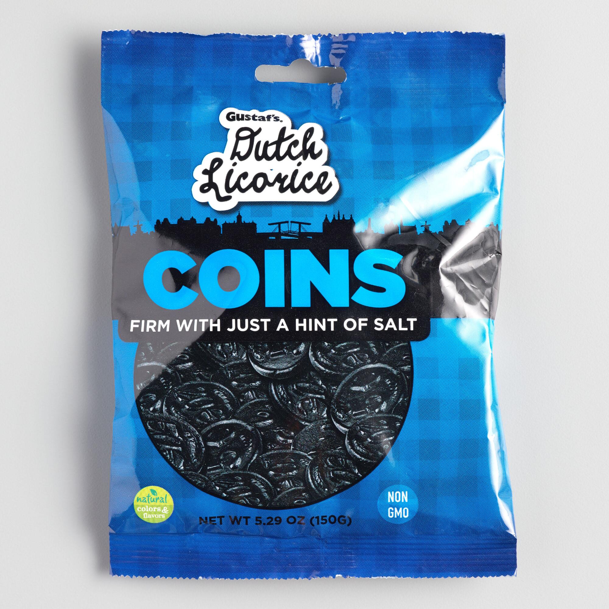Gustaf's Dutch Licorice Coins Set of 6 by World Market