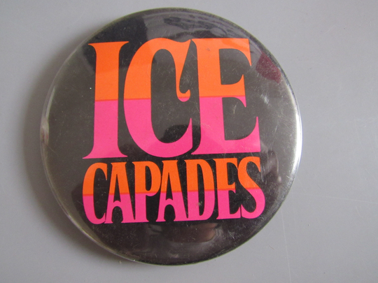 Vintage Ice Capades Pinback Button Free Shipping