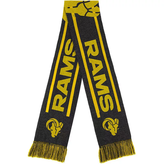 FOCO Los Angeles Rams Scarf, LAR Grey