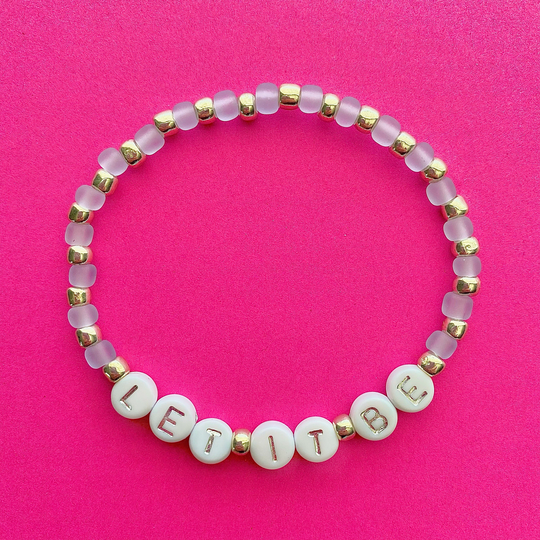 The Beatles Let It Be Beaded Bracelet