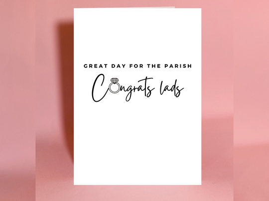 Wedding Card, Engagement Irish Wedding Irish Wedding, Congrats Card
