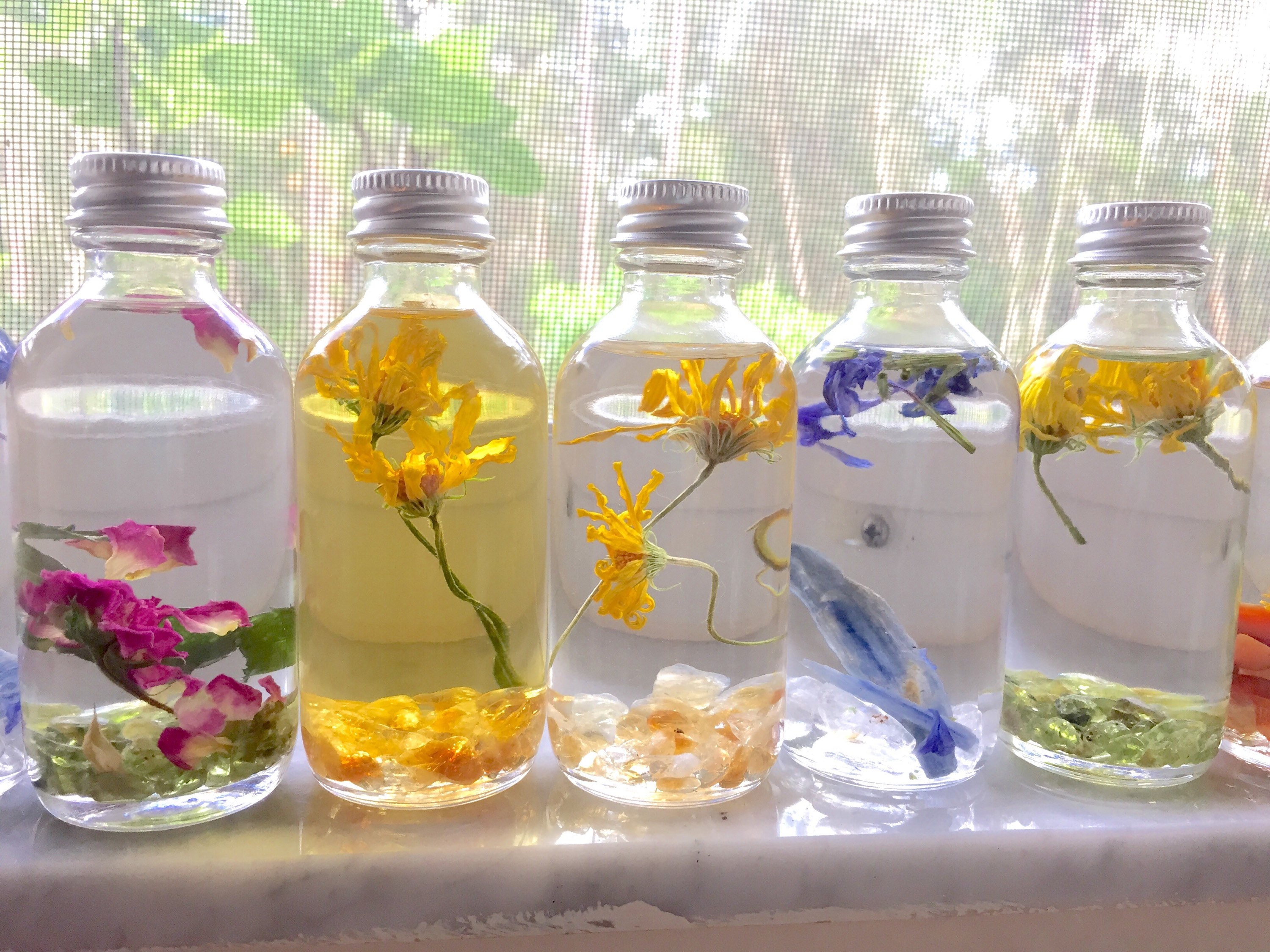 Intuitive Blends, Personalized Oils Based On You Energetic Scan Organic Crystals Infused Herbal Botanical Healing Chakra