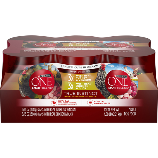 Purina ONE Purina One Smart Blend Tender Cuts Variety Pack Dog 6/13 Oz | 001780017678