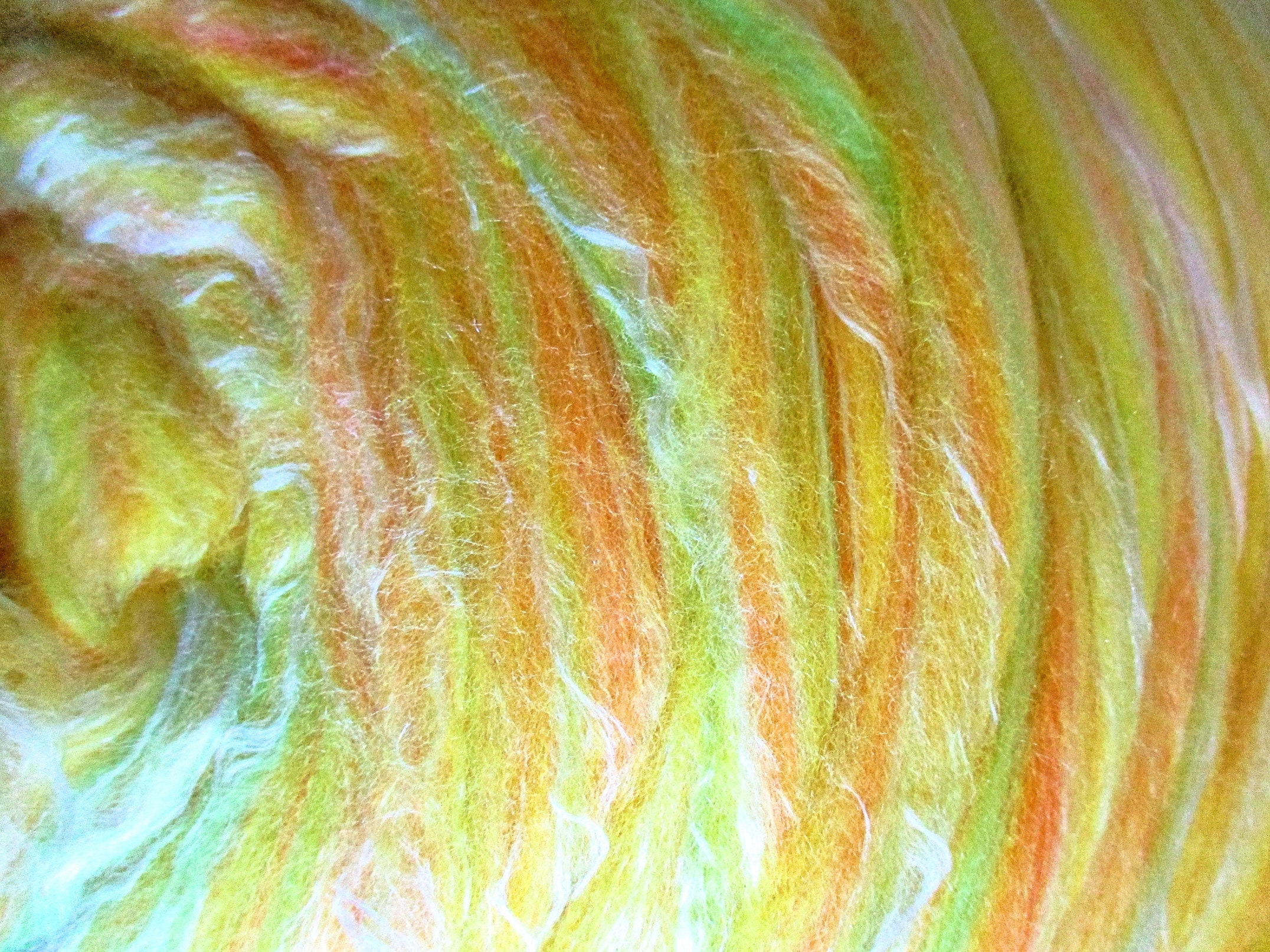 Citrus Silk Merino Blend Ashford Sliver Spinning & Felting Super Fast Shipping