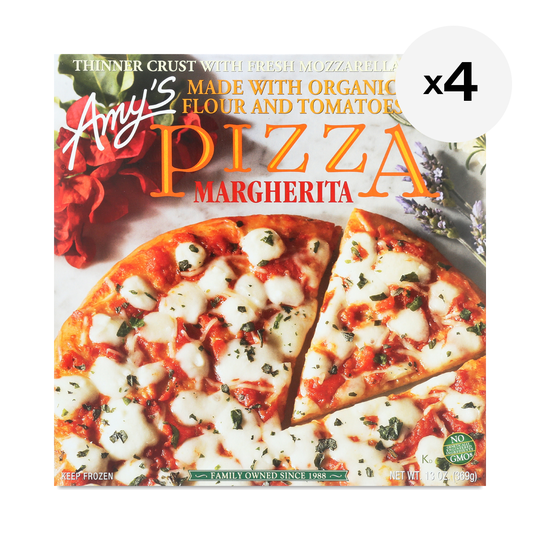 Amy's Margherita Pizza, 4 Pack 4 x 13 oz boxes