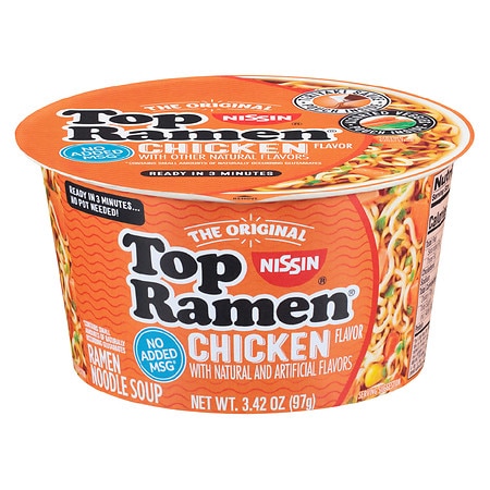 Nissin Top Ramen The Original Ramen Noodle Soup Chicken - 3.42 oz