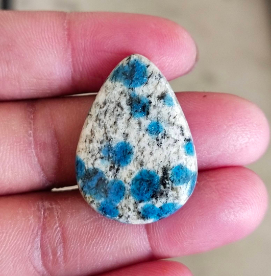 30x22mm, 29.95Cts, Natural K2 Jasper Cabochon For Pendant, ...k129