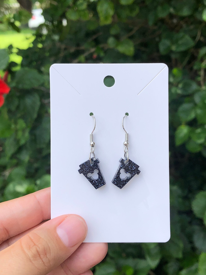 Mouse Coffee Dangle Earrings