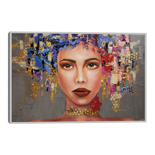 The Invitation by Osnat Tzadok Framed Canvas Wall Art: Multi - Large by World Market