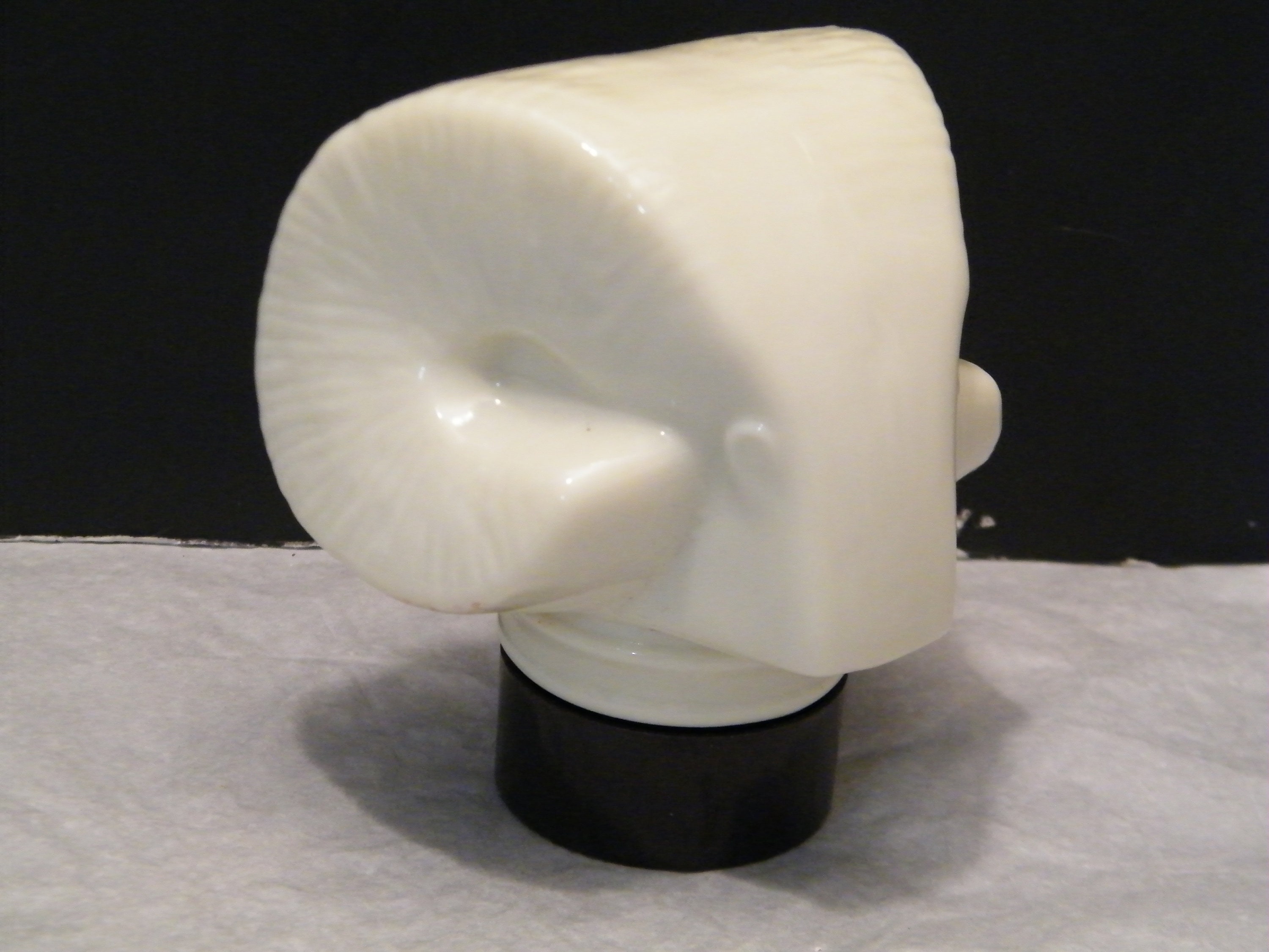 Avon Ram Head Decanter With 4 Plus Ounces Blend 7 After Shave, Vintage Porcelain Bottle Wood Stopper, Great Gift For Him, Collectible