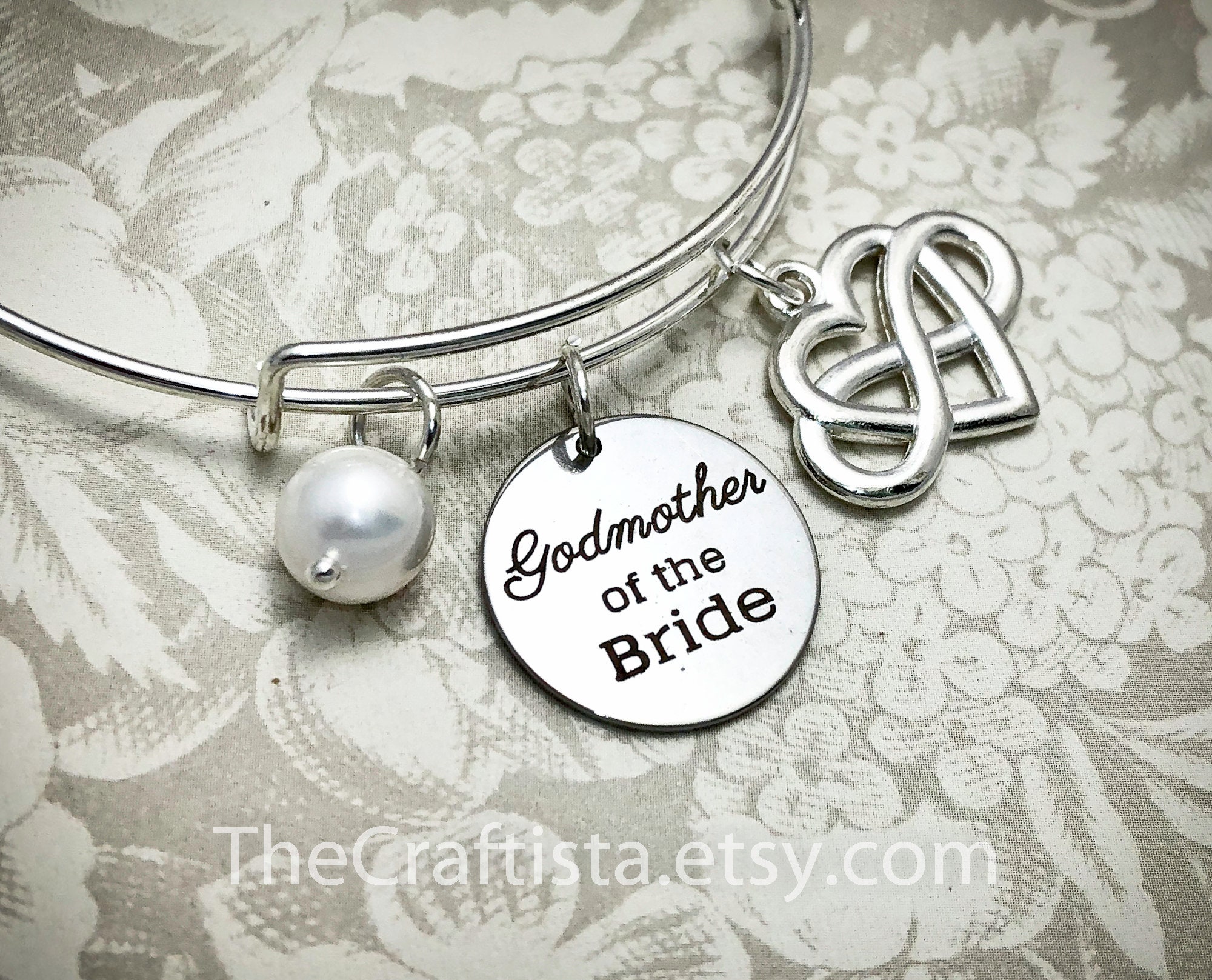 Gbb, Godmother Of The Bride Bracelet, Bride, Bangle, Jewelry, Gifts