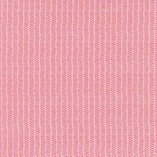 Love Note Herringbone Blender Stripe Tea Rose Pink Fabric By Lella Boutique For Moda Fabrics