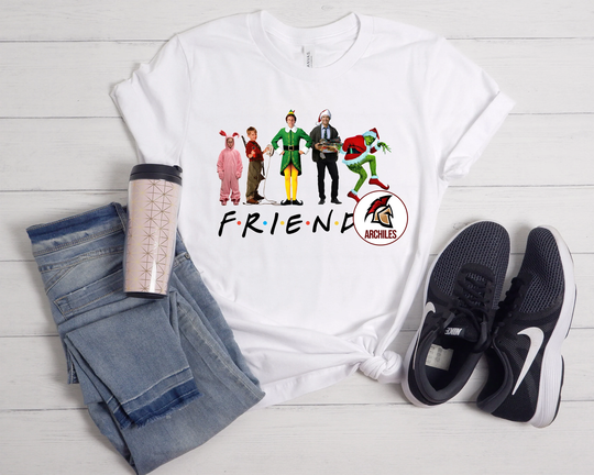 Christmas Friends Shirt, Funny Vacation Movie Watching Shirt, Christmas Shirt, Cute Kids Tee
