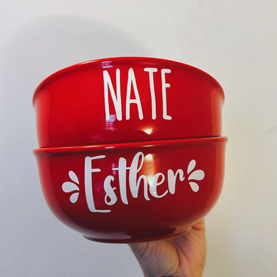 Custom Ice Cream Bowl | Popcorn Cereal Soup Noodle Bowl Oatmeal Snack Ramen