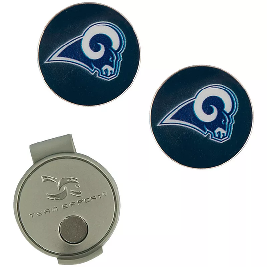 Los Angeles Rams Hat Clip & Ball Markers Set, Multicolor