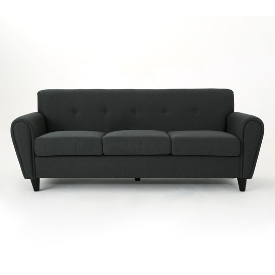Best Selling Home Decor Emilia Modern Dark Grey Polyester/Blend Sofa in Gray | 303962