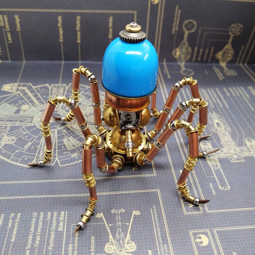 steampunk Mechanical Diy Octopus All-Metal Handmade Creative Small Crafts Ornaments