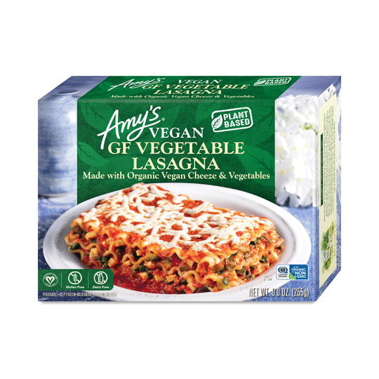 2-Pack Amy's Dairy Free Vegetable Lasagna 9 oz box