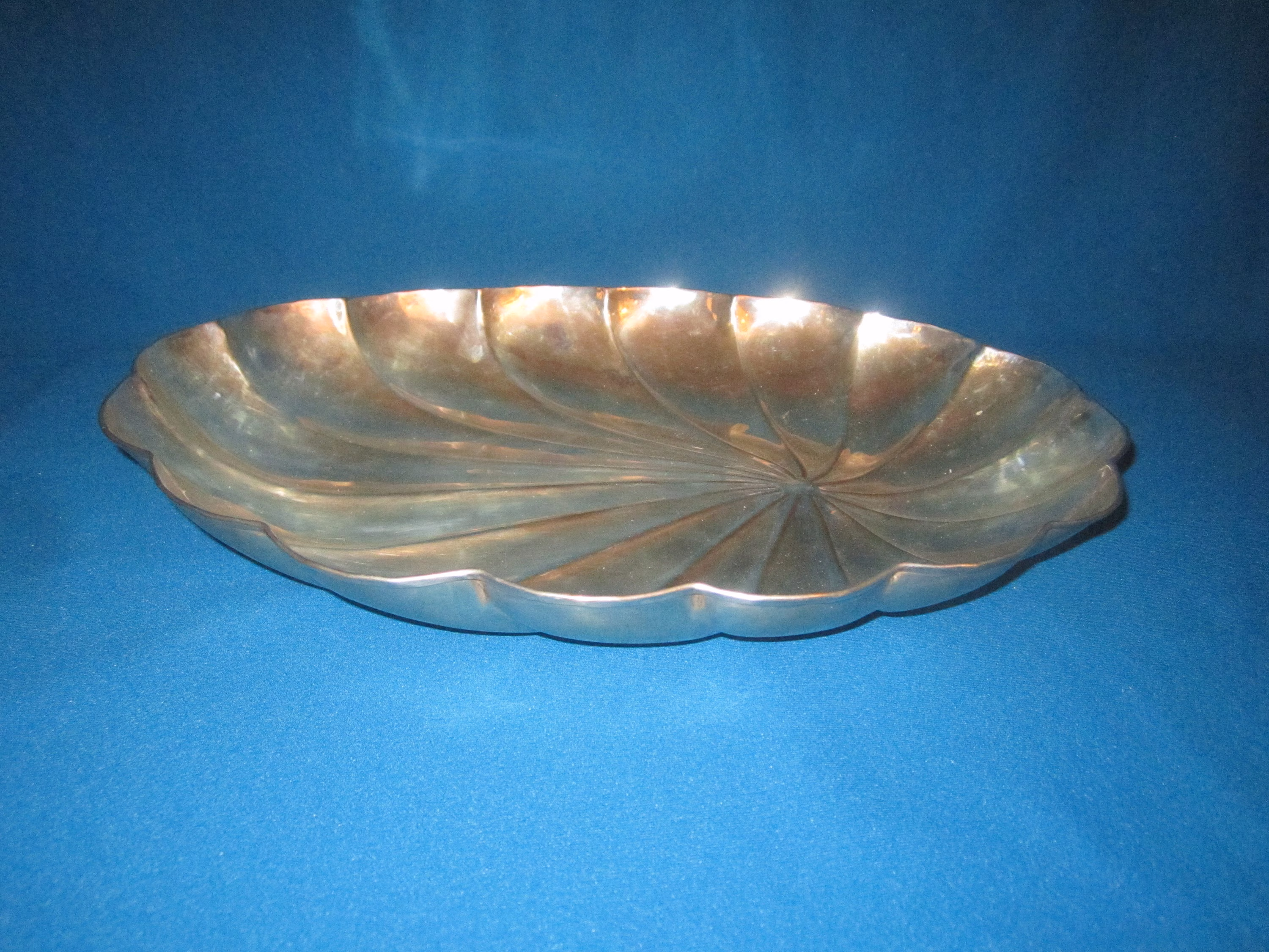 Vintage Silverplate Large 15 1/2" Seafood Serving Bowl