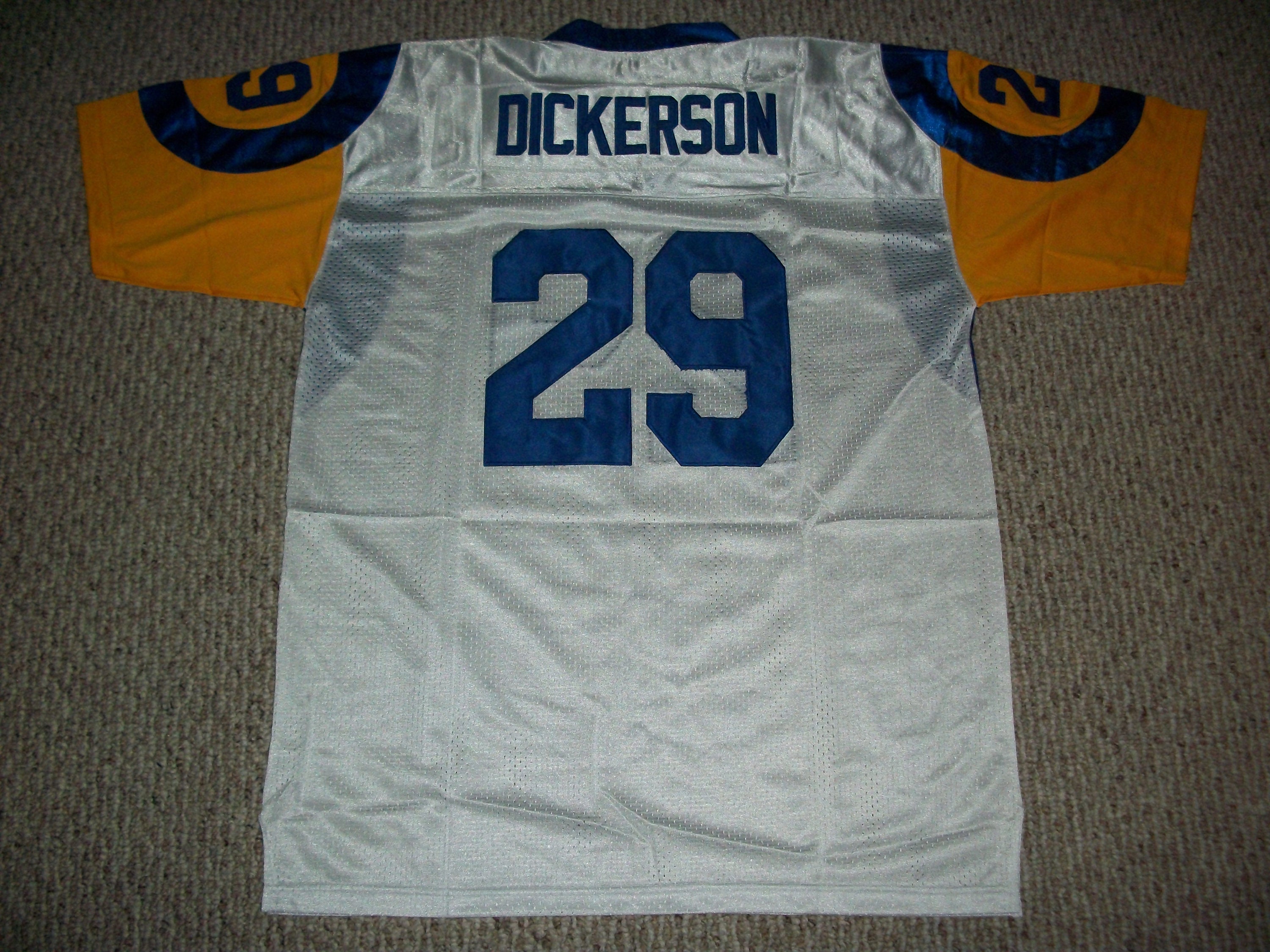 Eric Dickerson Los Angeles Rams Unsigned Custom White Sewn New Football Jersey Size S, M, L, Xl, 2Xl, 3Xl