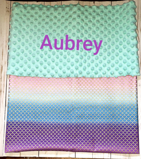 Mermaid Kinder Nap Mat Cover, Kindergarten, Back To School, Cover