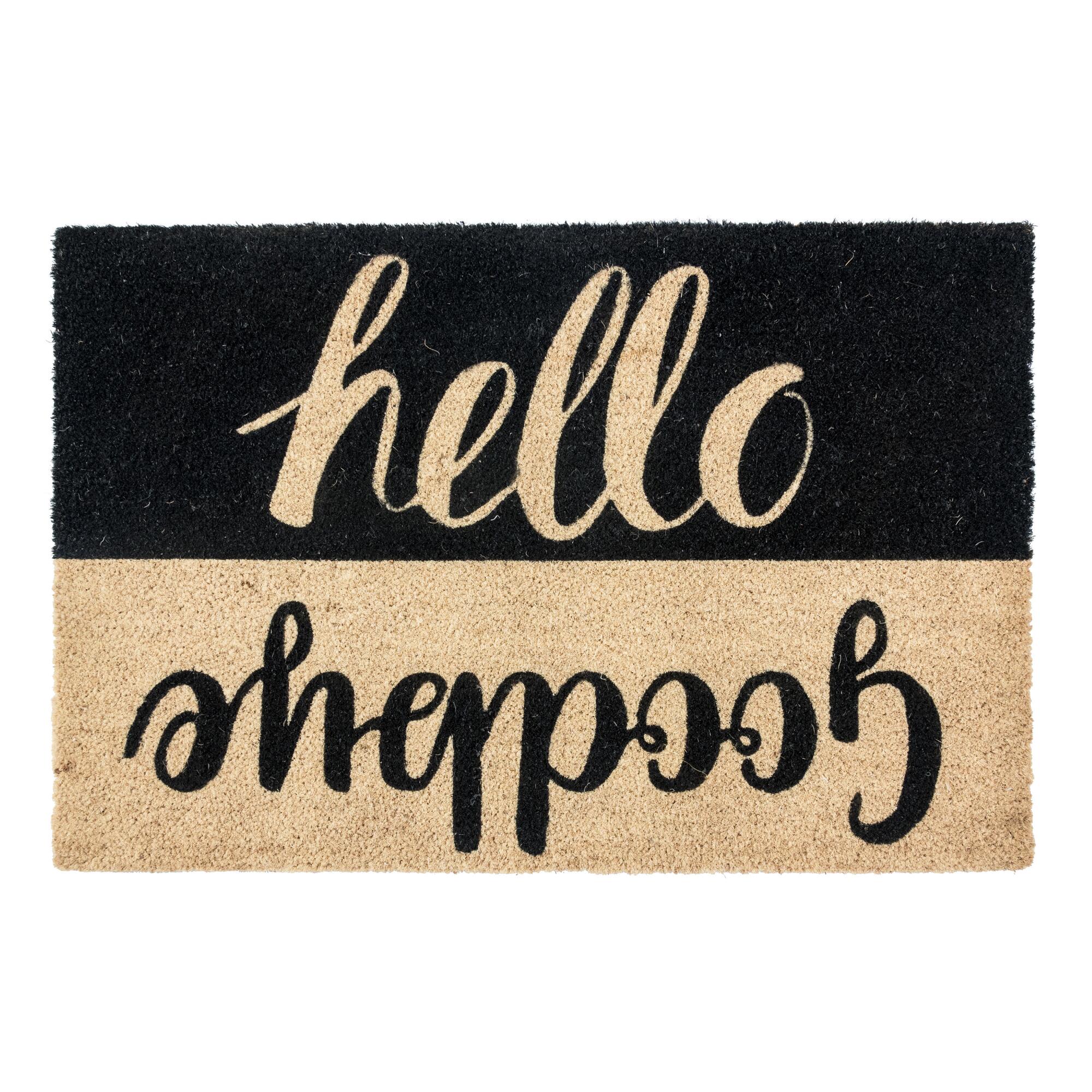 Hello Goodbye Coir Doormat by World Market