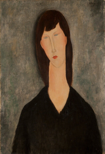 Modigliani Amedeo Portrait Of A Woman Amazing Quality Repro On Matte Paper Or Canvas Free Shipping in Usa