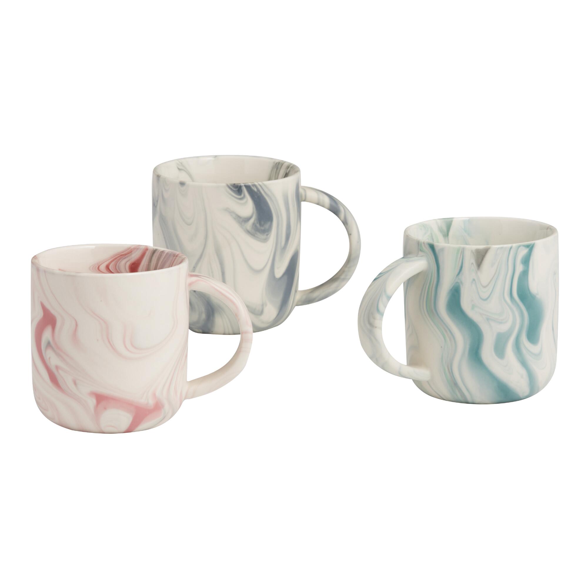 Marble Mugs Set of 3: Multi by World Market